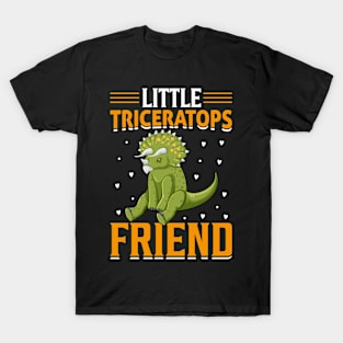 Little Triceratops Friend I Triceratops T-Shirt